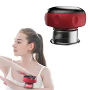 3-in-1 Electric Cupping Massager with Heat and Scraping-Red