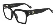 Dsquared2 D2 0151/G Asian Fit 807 Women’s Glasses Black Size 55 - Private Health Rebate - Blue Light Block Available