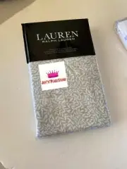Ralph Lauren Spencer Leaf Sateen 100% Cotton Standard Pillowcases Shams 2pc Set