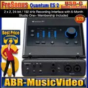 PreSonus Quantum ES 2 USB-C Audio Interface/ 1 Year Warranty