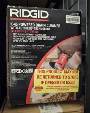 RIDGID K-45AF-5 Drain Cleaning Autofeed Snake Auger with C-1 5/16 in 25ft cable