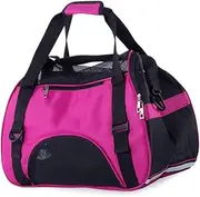 VILLFUL S m Size Pet Outing Bag Dog Carrier Mesh Windows Soft-Sided Safe Zippers and Adjustable Padded Straps for Easy Travel