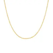 9ct Gold 40cm Solid Trace Chain