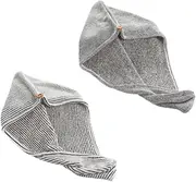 Baluue Hair Accessories Set Dry Hair Cap Quick Drying Towel Bamboo Charcoal Material for Women Girls Ladies