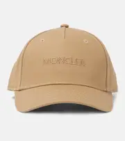 [Moncler] Moncler Cotton baseball cap One Size black