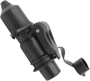 Alipis Way Trailer Plug Wiring Harness Connector Durable Round Blade Adapter for Signal Lights Compatible with Various Trailers and Vehicles Reliable Pin Design for Stable Power