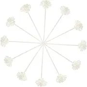 12pcs Chrysanthemum Aromatherapy Rattan Flowers Diffuser Sticks Aromatherapy Sticks Essential Oil Diffusers for Home Decor Diffusing Sticks Wooden Crafts White Replace