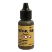 Ranger, Tim Holtz, Alcohol Ink, Pearl, Radiant Ink, .5 fl oz, Yellow, Dijon Ink