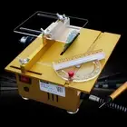 Portable Mini Table Saw DIY Wood Cutting Machine Woodworking Grinder Polisher