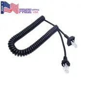Mic microphone cable cord for Kenwood radio KMC-35 KMC-36 DTMF NX-3820HG NX3820