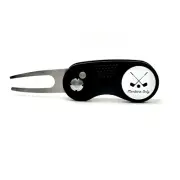 Members Only Switchblade Golf Divot Repair Tool with Magnetic Ball Marker