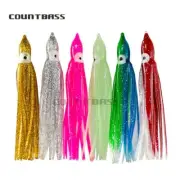 2.5,3,4,5,6,7" 6,8,10,12,15,18cm Soft Octopus Squid Rubber Skirts,Hoochie Lures