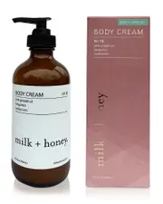 milk + honey Body Cream N16 - Pink Grapefruit, Bergamot & Cardamom 8 oz.