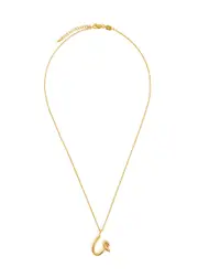 Missoma U Initial 18kt Gold-plated Necklace One Size