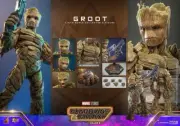 1/6 Hot Toys Guardians of the Galaxy 3 MMS706 GROOT Action Figure Collectible