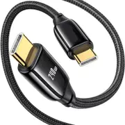 Generic Braided 240W USB Type C Male to USB Type C Male Cable - 1m (CB-TC-TC-1M-240W)