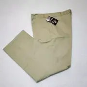Dickies Girl's Jr Flat Front Pants Flexwaist Stretch Fabric Sz 16.5 Khaki
