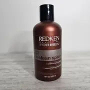 REDKEN for Men Clean Spice 2-IN-1 Conditioner Shampoo 10 OZ NEW, HTF