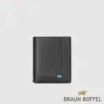 【BRAUN BUFFEL 德國小金牛】台灣總代理 戴普 7卡三折短夾-黑色(BF521-311-BK)