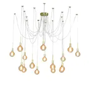 Spider 16Lights Pendant Mooney Gold | Marden Designer