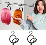 2pcs Wig Hanger Collapsible Wig Stands Hanging Wig Stand for All Wigs Long Hair and Hats Display Holder Tool Wigs Dryer Durable Wig Stands Tool Holder