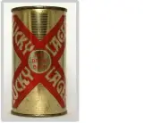 Vintage Lucky Lager Flat Top Beer Can Azusa CA Fridge Magnet