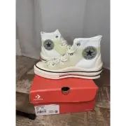 Converse Chuck Taylor All Star 70 Hi White Egret Sneakers. 172255C 6.5 / 4.5