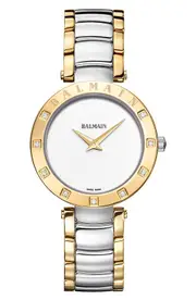 BALMAIN WATCHES Bijou Diamond Two-Tone Bracelet Watch, 33mm in Two Tone at Nordstrom One Size