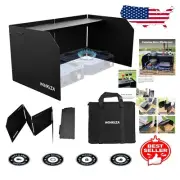Versatile Camping Stove Windshield with Storage Bag - Enhance Cooking Efficiency