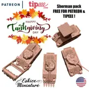 Sherman Pack - United States Army - 28mm - Eskice Miniature