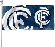 Carlton Blues AFL Pole Flag Large 1800x900mm Licensed (Pole not Included)