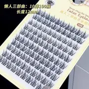 Nreain - Natural Wispy Cluster False Eyelashes (Various Designs) Three Steps For Lazy People - Yellow - One Size