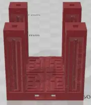 2x2 Pillars - Dwarven Kingdom - Pathfinder - Dungeons & Dragons -RPG- Tabletop-T