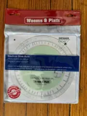 Weems & Plath Marine Navigation Nautical Slide Rule 2 Factors P/N 21002 00105