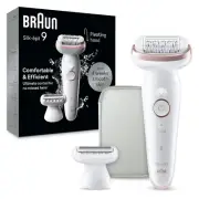 Braun Epilator Silk-Épil 9, Hair Removal Device, Women Shaver & Trimmer, Pivotin