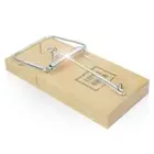 PEST STOP Little Nipper Mouse Snap Trap Wooden x 1 Quick Humane Rodent Trapping