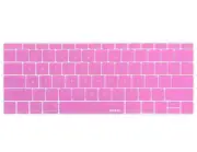 XSKN English Language Keyboard Cover Silicone Skin for Macbook 12 " Retina ~PINK