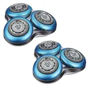2Pack S7000 Blade Shaver Head for Shaver SH70 SH70/52 S7010 S7310 S7370 S7350 S7780 S7510 S772 blue silver