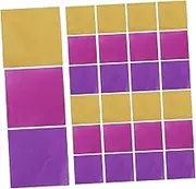 300pcs Foil Candy Wrappers: Square Chocolate Aluminium Foil Paper for DIY Chocolate Candy Wrapping for Holiday and Party Decorations