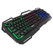 AK-400 Metal Suspension Backlit Keyboard for Wired Gaming Keyboard black