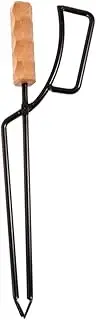 Outdoor Heavy Duty Fireplace Tongs with Ergonomic Handle for Camping and Fire Pit Use Versatile Charcoal and Firewood Grabber Tool