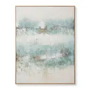 E Style Desert Sage Hand Painted Abstract Wall Art Decor 120x150cm Sage