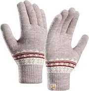 [Generic] Touch Screen Winter Warm Thermal Gloves For Men And Women Wide Application Woolen Winter Warm Touch Screen Gloves
