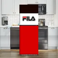 在飛比找蝦皮購物優惠-冰箱貼花貼紙 - 防水 - Fila Red