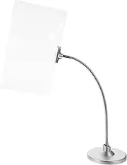 FRCOLOR Hands Magnifying Glass with Flexible Hose Stand Desktop Magnifier for Reading Crafting Screen Use Elegant Design Space Saving Home Office Tool