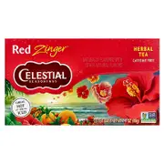 Celestial Seasonings, Herbal Tea, Red Zinger®, Caffeine Free, 20 Tea Bags, 1.7 oz (49 g)