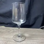 Set Of 6 New Wine Glasses Clear 6.5 Inch Glass