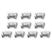 USB Connector PCB 5 Pin DIP 180 Degree Micro 24 Female 1A Silver Black 20Pcs