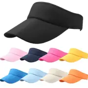Ladies Womens Girls Sports Visor Adjustable Cap Sports Sun Summer Outdoor Hat