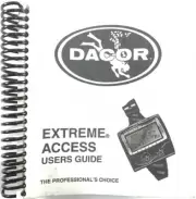Dacor Extreme Access Scuba Dive Computer Printed Manual 206 Pages